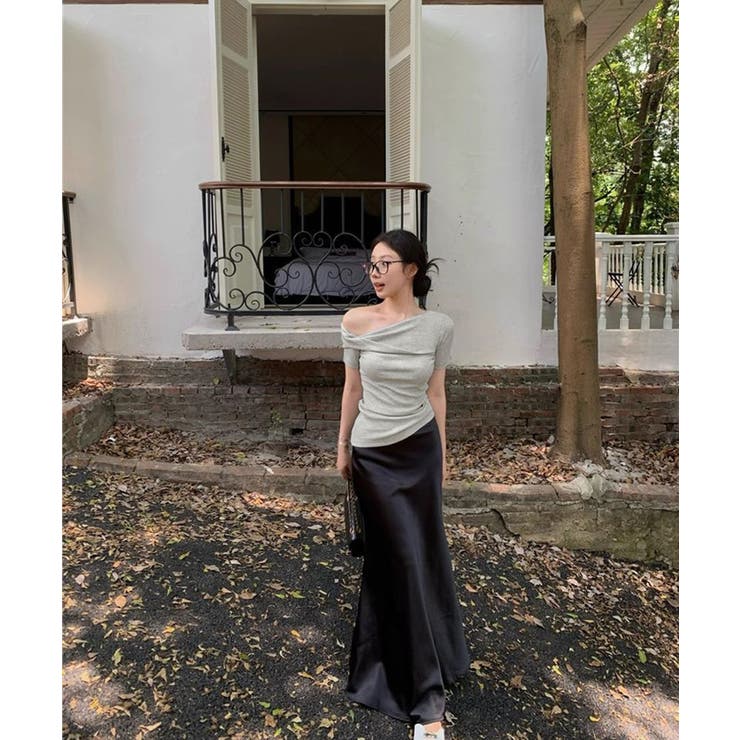 片方オフショルtシャツ レディース 半袖 | Miniministore | 詳細画像6 