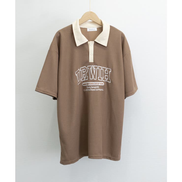 ワッフルロンt メンズ ポロシャツ 半袖[品番：II000011743