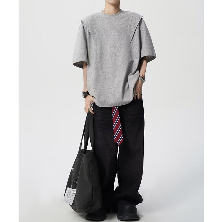 半袖 ワンポイントtシャツ メンズ 夏服 | AsaAura | 詳細画像4 