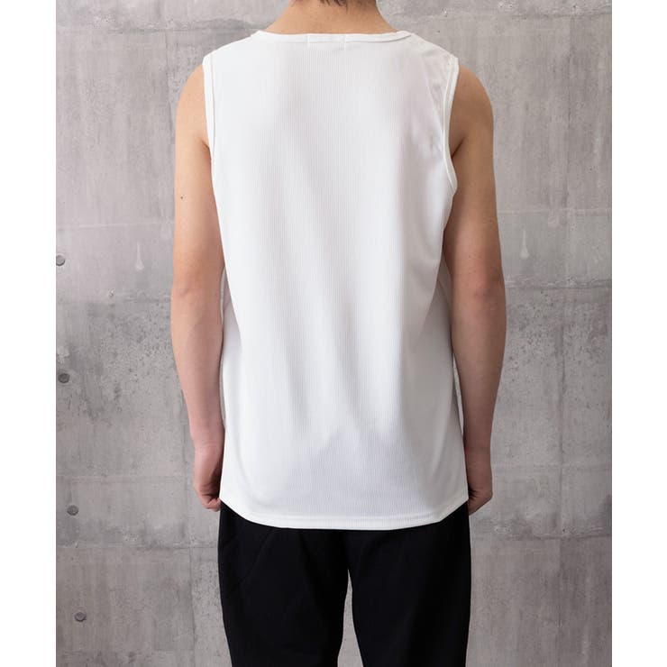 Uネックリブタンクトップメンズトップス夏 | AsaAura | 詳細画像16 