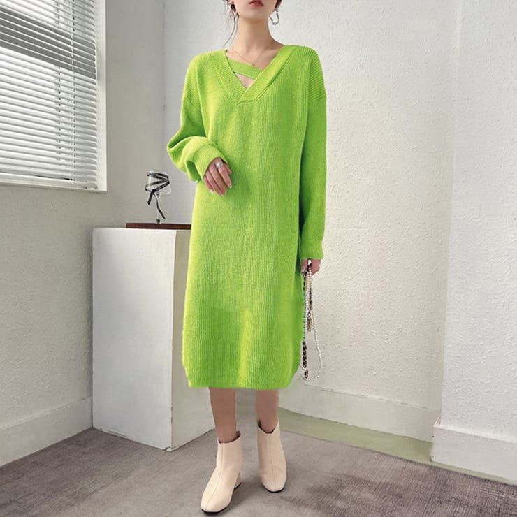 ニットワンピース レディース 韓国 秋冬 | Miniministore | 詳細画像17 