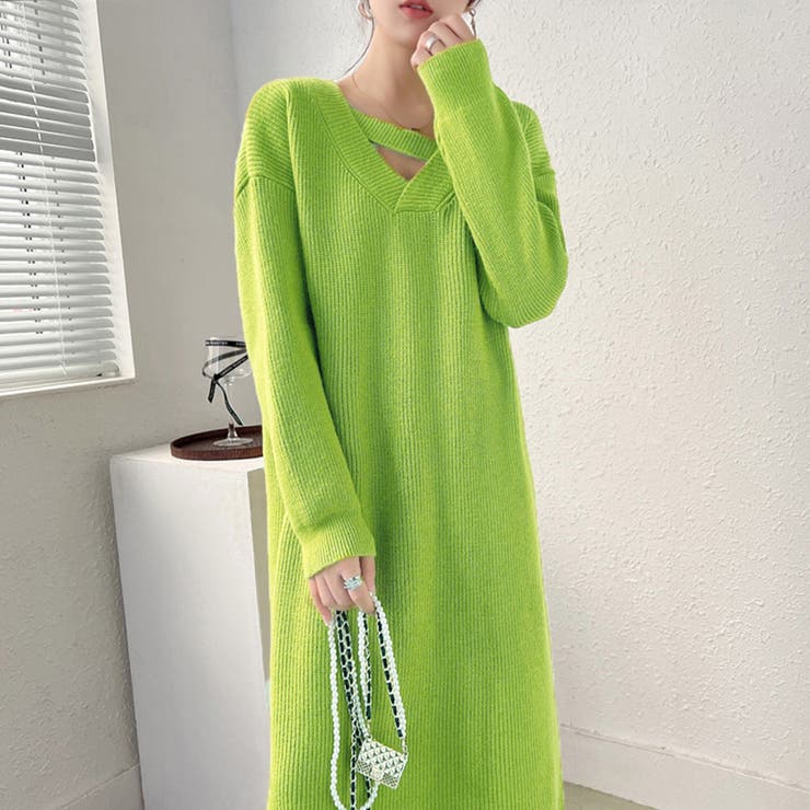 ニットワンピース レディース 韓国 秋冬 | Miniministore | 詳細画像18 