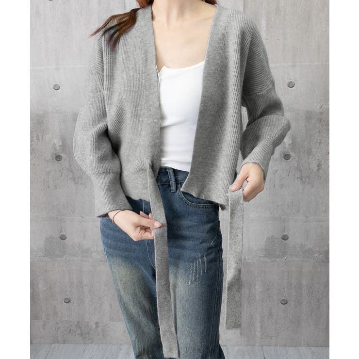 ニットトップス カシュクールニット 韓国 | Miniministore | 詳細画像10 