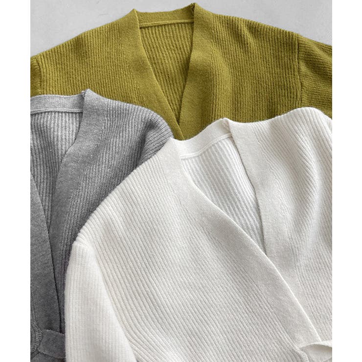 ニットトップス カシュクールニット 韓国 | Miniministore | 詳細画像18 