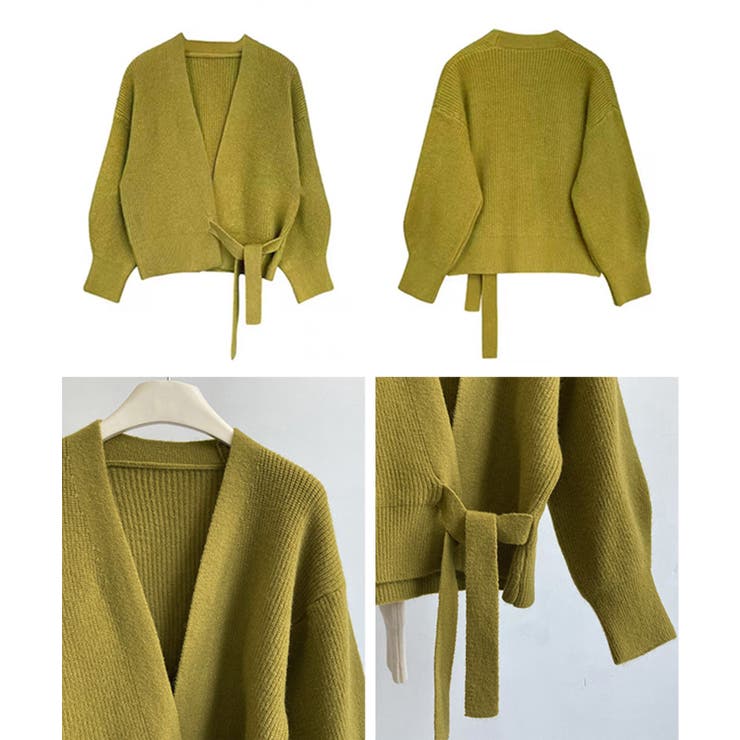 ニットトップス カシュクールニット 韓国 | Miniministore | 詳細画像19 