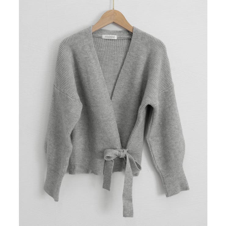 ニットトップス カシュクールニット 韓国 | Miniministore | 詳細画像20 