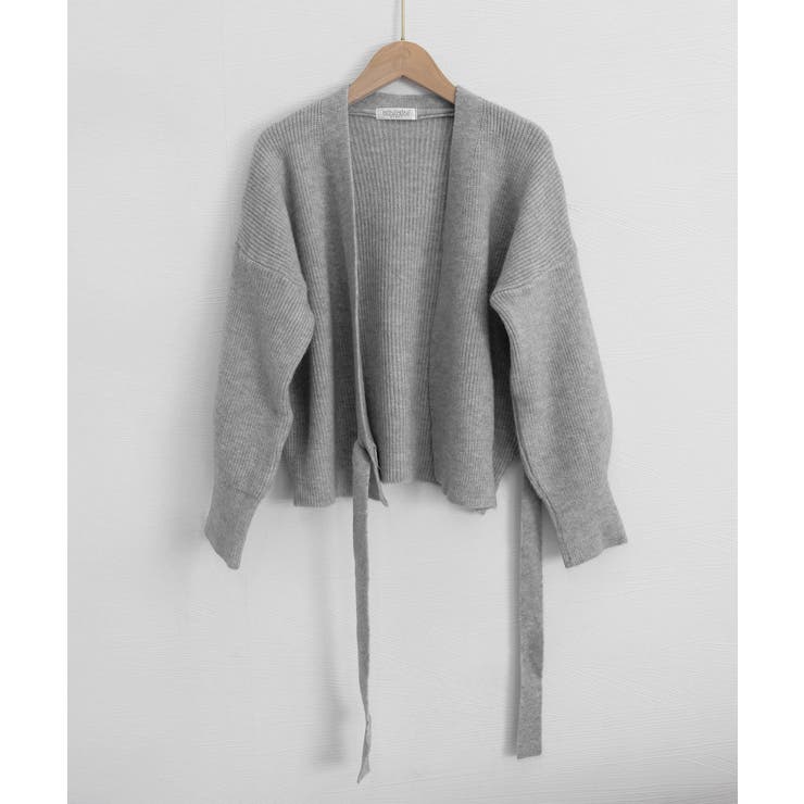 ニットトップス カシュクールニット 韓国 | Miniministore | 詳細画像21 