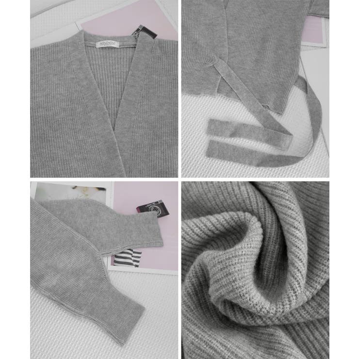 ニットトップス カシュクールニット 韓国 | Miniministore | 詳細画像23 