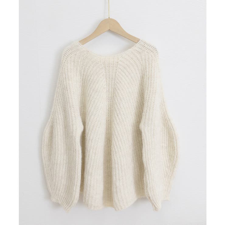 ビッグリボンタイニットプルオーバー韓国風 | Miniministore | 詳細画像30 