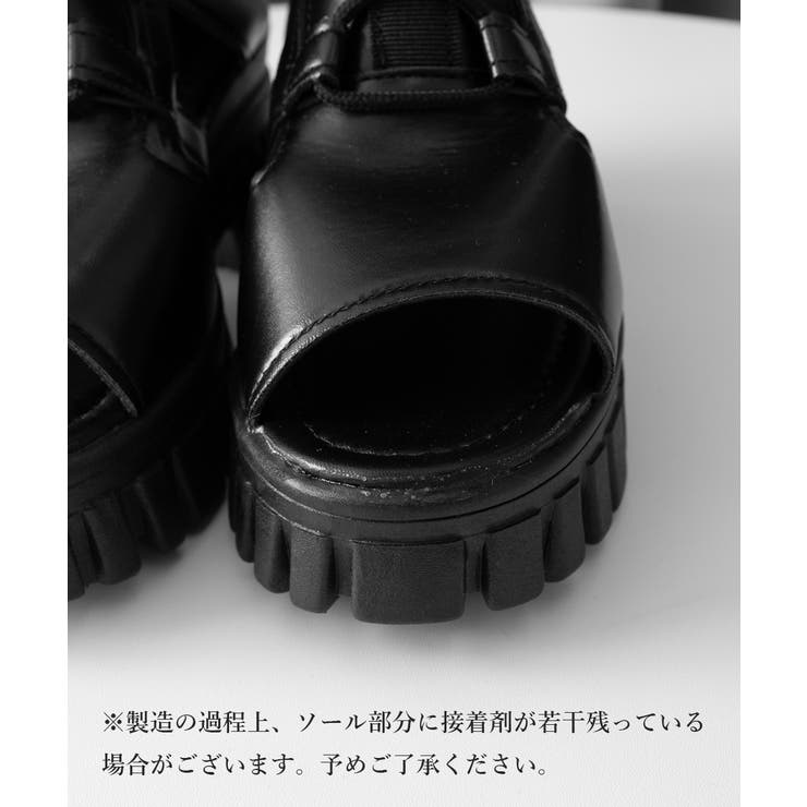 厚底グラディエーターサンダル レディース[品番：II000011615