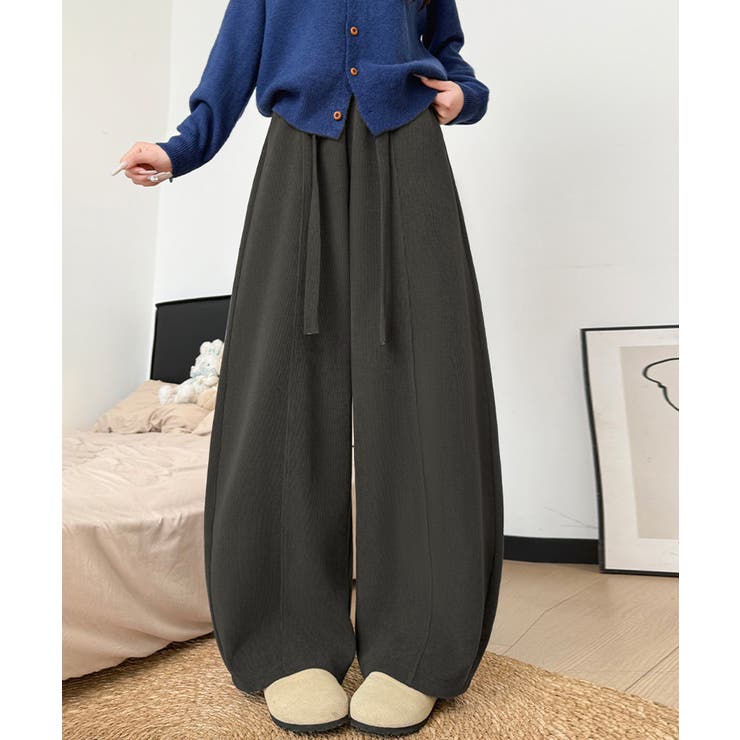 ワイドカーブパンツレディースワイドパンツ | Miniministore | 詳細画像11 