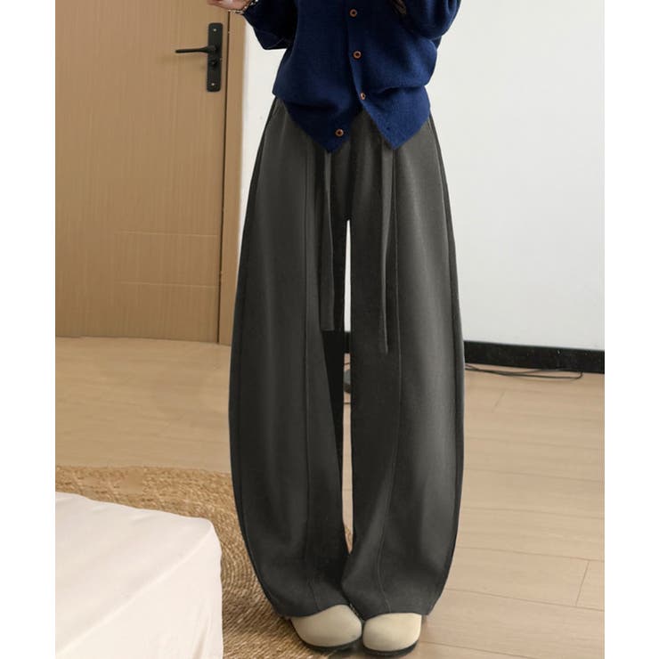 ワイドカーブパンツレディースワイドパンツ | Miniministore | 詳細画像12 