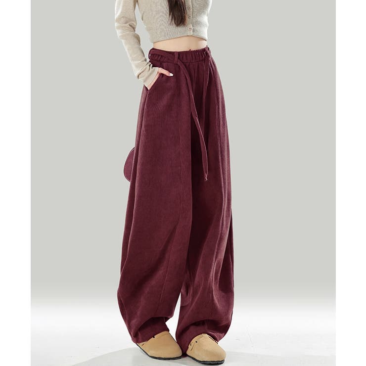 ワイドカーブパンツレディースワイドパンツ | Miniministore | 詳細画像16 