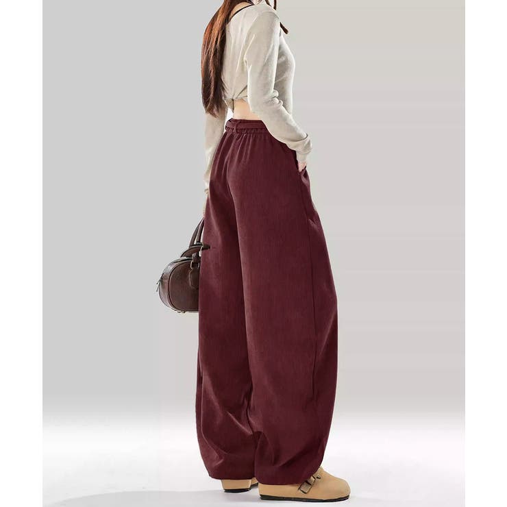 ワイドカーブパンツレディースワイドパンツ | Miniministore | 詳細画像17 