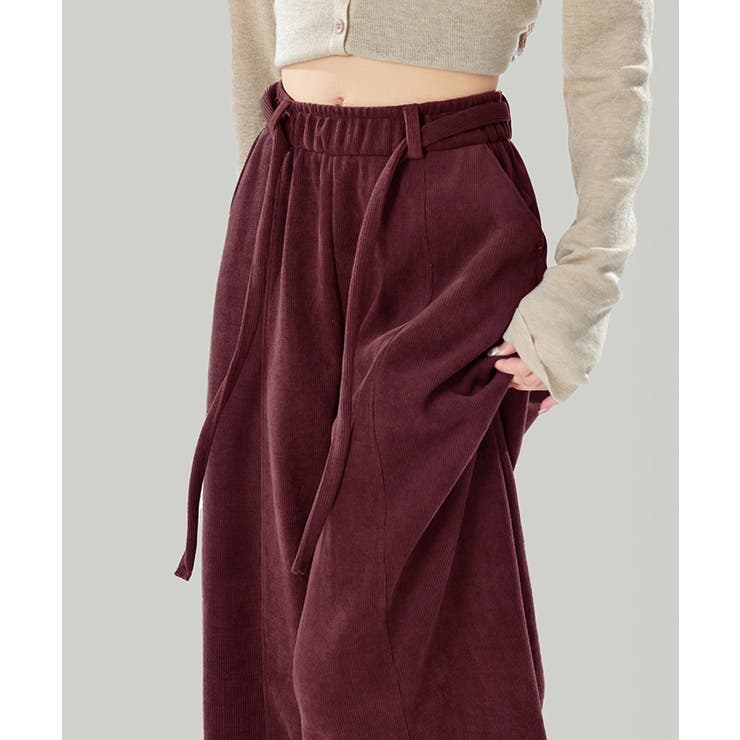 ワイドカーブパンツレディースワイドパンツ | Miniministore | 詳細画像18 