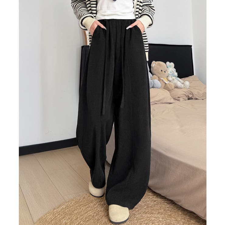 ワイドカーブパンツレディースワイドパンツ | Miniministore | 詳細画像6 