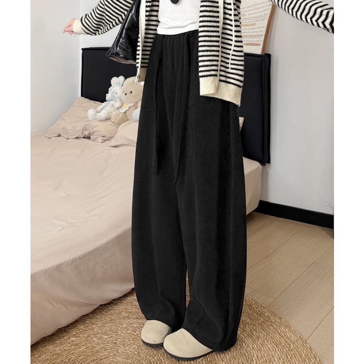 ワイドカーブパンツレディースワイドパンツ | Miniministore | 詳細画像7 