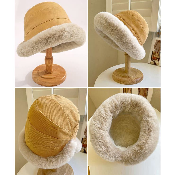 バケットハット レディース ファー帽子冬 | Miniministore | 詳細画像16 