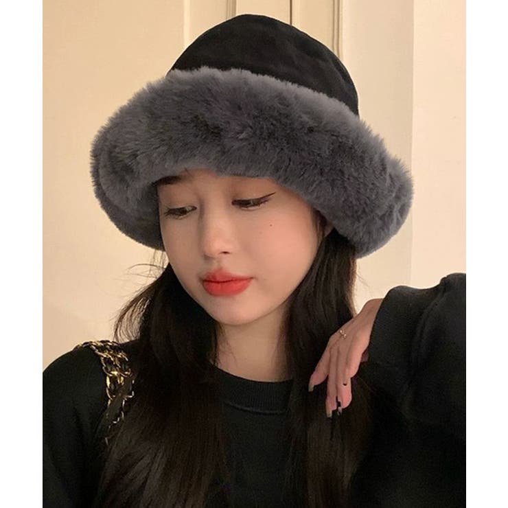 バケットハット レディース ファー帽子冬 | Miniministore | 詳細画像2 