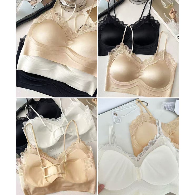 サテン調 チューブトップブラジャーレース | Miniministore | 詳細画像16 