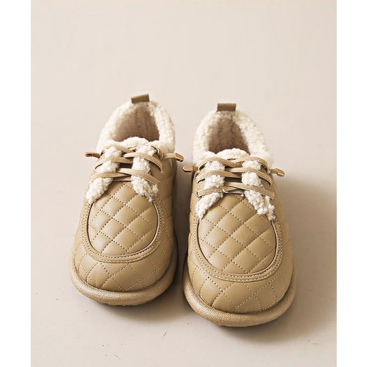 モカシン ムートンパンプス ボアシューズ[品番：II000011225