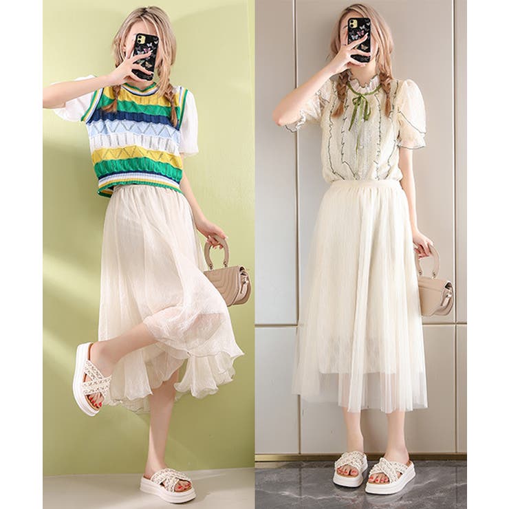 厚底サンダルパール付クロスサンダル韓国風 | Miniministore | 詳細画像12 