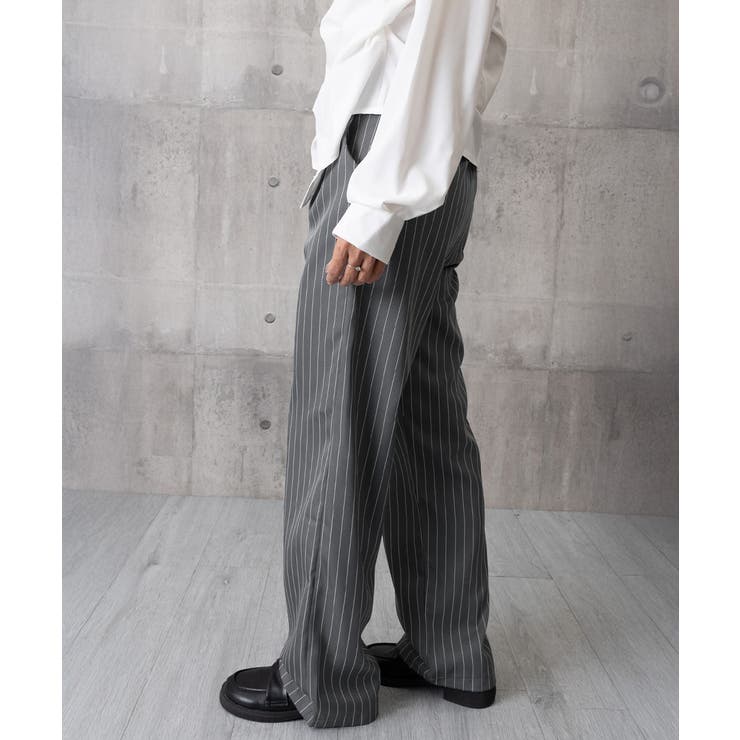 ストライプワイドパンツ春夏秋ロングパンツ | Miniministore | 詳細画像24 