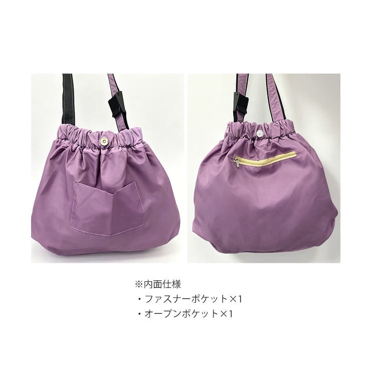 ギャザーショルダーバッグナイロン鞄大容量 | Miniministore | 詳細画像24 