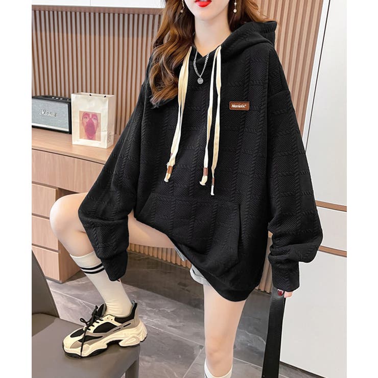 フード付きトレーナー韓国 オーバーサイズ | Miniministore | 詳細画像7 