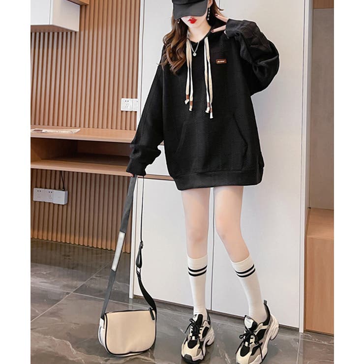 フード付きトレーナー韓国 オーバーサイズ | Miniministore | 詳細画像8 