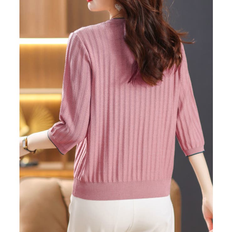 透かし編みサマーニット 薄手トップス春夏 | Miniministore | 詳細画像10 