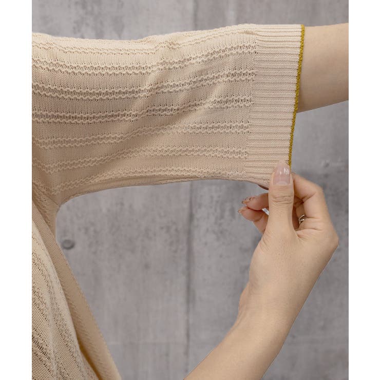 透かし編みサマーニット 薄手トップス春夏 | Miniministore | 詳細画像18 