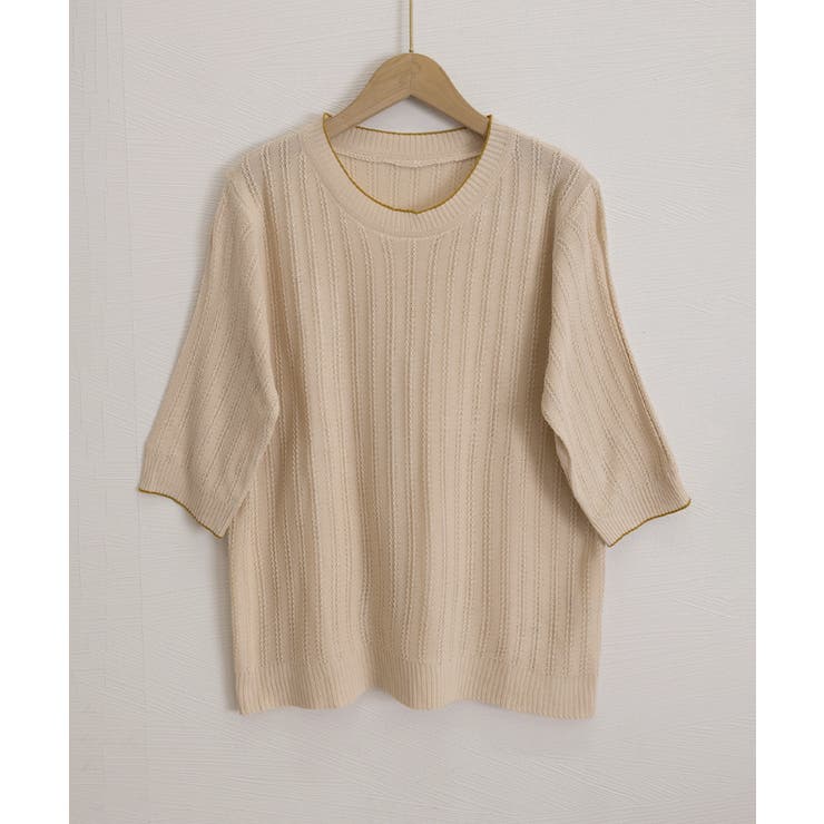 透かし編みサマーニット 薄手トップス春夏 | Miniministore | 詳細画像19 