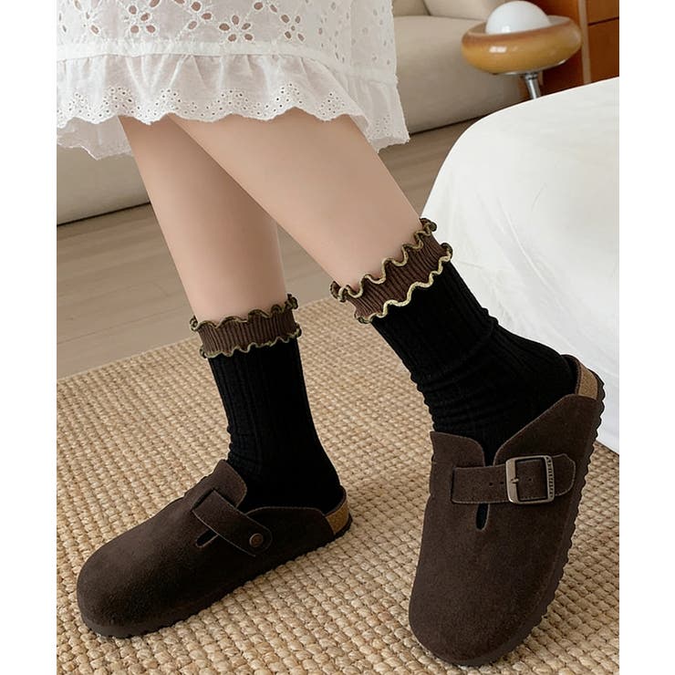 ダブルフリルソックス6足組 リブソックス | Miniministore | 詳細画像3 