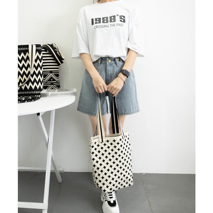 トートバッグ ニット編みバッグ 韓国風鞄 | Miniministore | 詳細画像20 