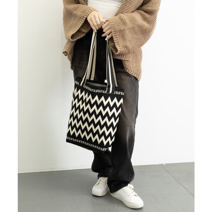 トートバッグ ニット編みバッグ 韓国風鞄 | Miniministore | 詳細画像3 