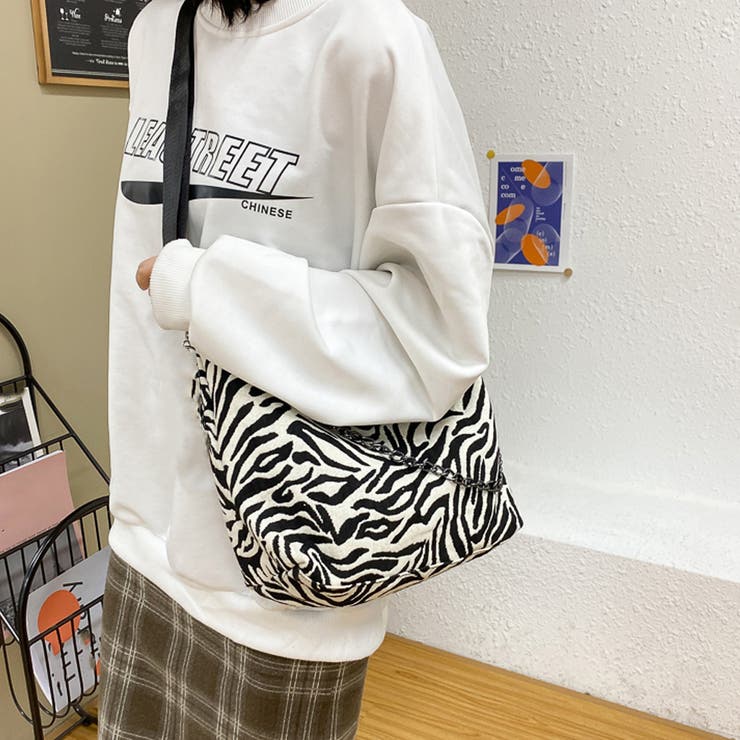【美品】ラバガジェリー　リモンタ　ハンドバッグ　ショルダーバッグ　ゼブラ柄 ショルダーバッグ ゼブラ柄 レディース[品番：II000008422