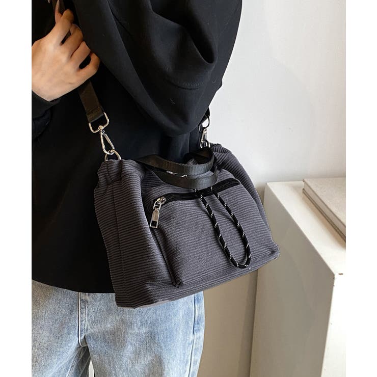 コーデュロイ 巾着ショルダーバッグ小さめ | Miniministore | 詳細画像11 