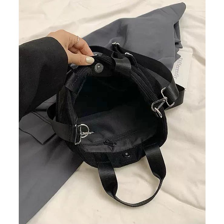 コーデュロイ 巾着ショルダーバッグ小さめ | Miniministore | 詳細画像17 