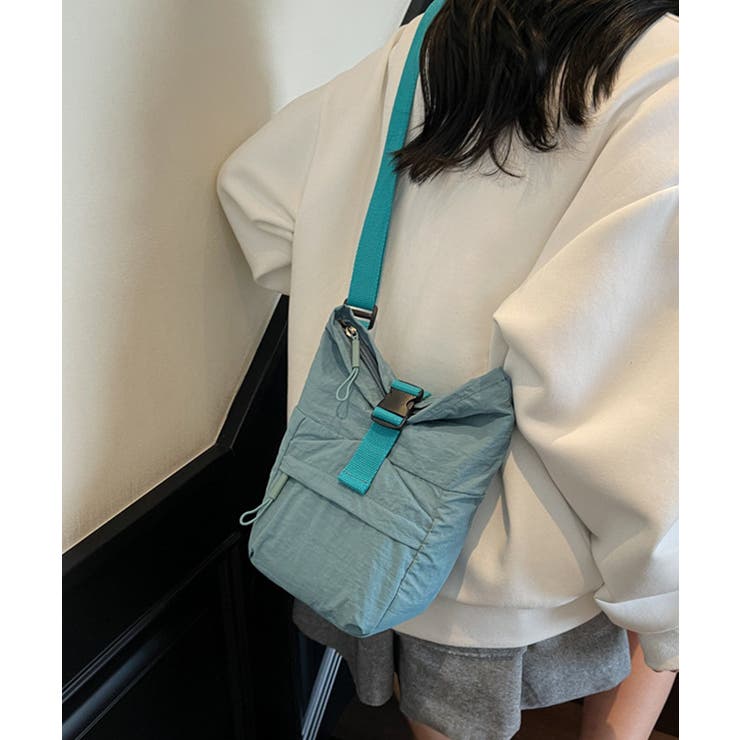 軽量ナイロンロールトップショルダーバッグ | Miniministore | 詳細画像12 