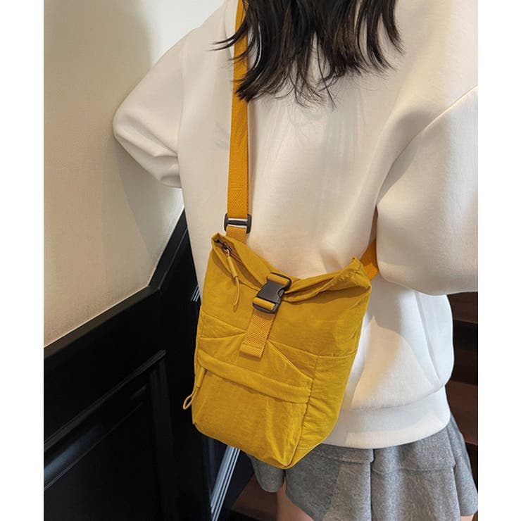 軽量ナイロンロールトップショルダーバッグ | Miniministore | 詳細画像9 