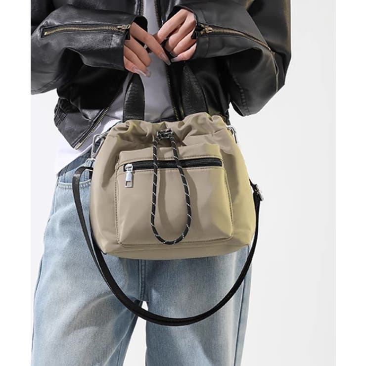 巾着ショルダーバッグ レディース 小さめ | Miniministore | 詳細画像4 