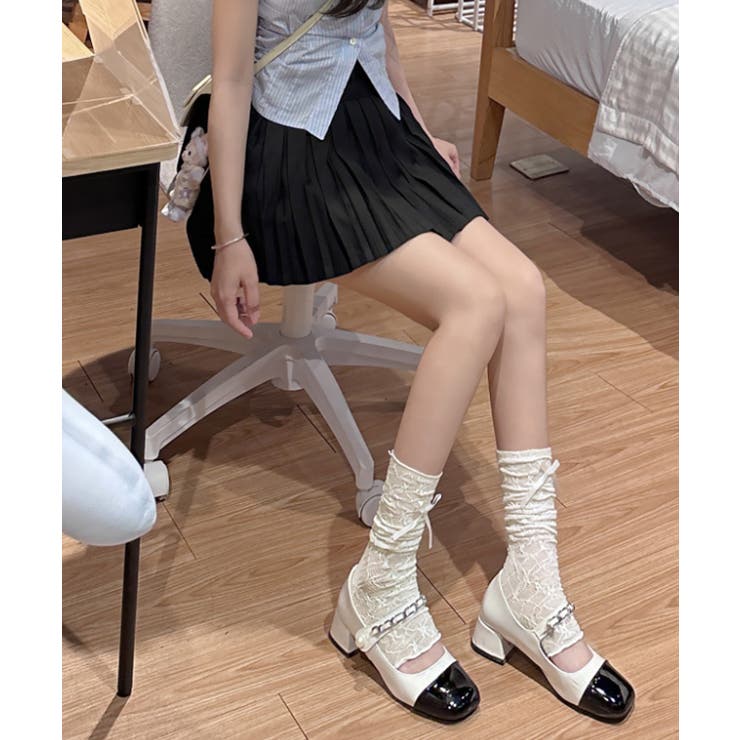 レースアームカバー ルーズレースソックス | Miniministore | 詳細画像14 
