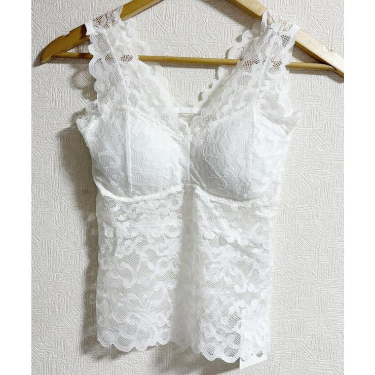 総レースタンクトップインナー カップ付き | Miniministore | 詳細画像10 