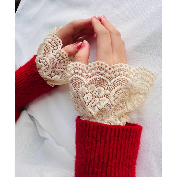 レース 付けカフス レディース 重ね着風 | Miniministore | 詳細画像8 