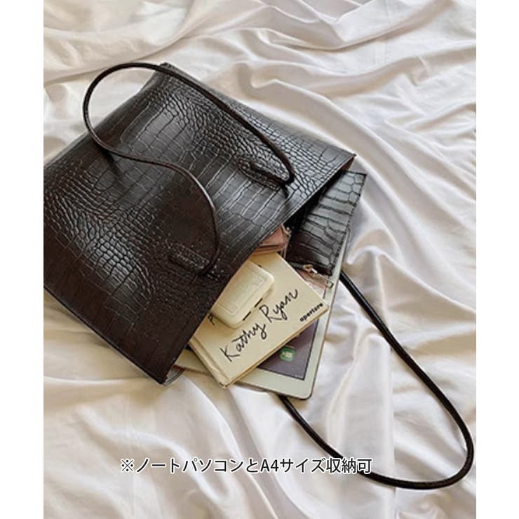 クロコ型押し トートバッグ 2点セット | Miniministore | 詳細画像13 