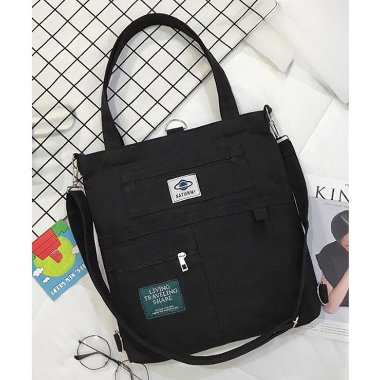 キャンバス トートバッグ 3way 軽量 | Miniministore | 詳細画像8 