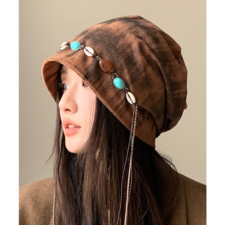 装飾付き ルーズキャップレディース 小顔 | Miniministore | 詳細画像8 