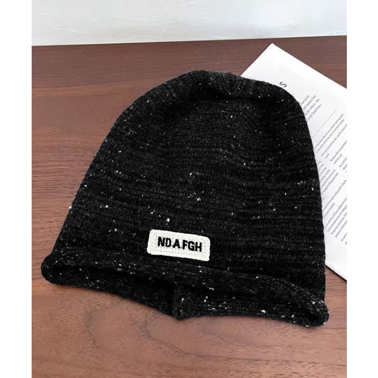 ニット帽子 ロゴ ニットビーニー 小顔 | Miniministore | 詳細画像13 