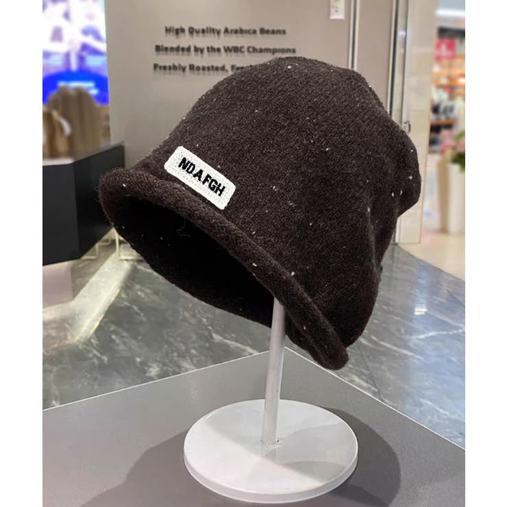 ニット帽子 ロゴ ニットビーニー 小顔 | Miniministore | 詳細画像14 